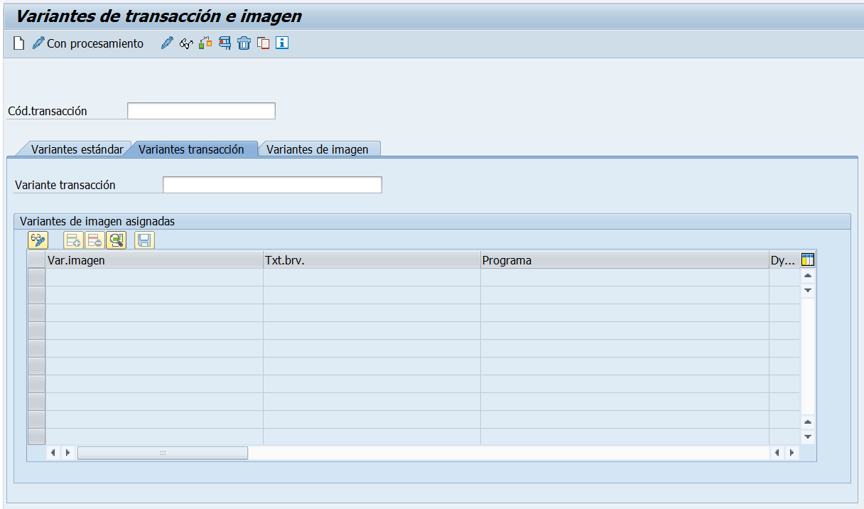 Crear Transacci N Z Y Variante Personalizada En Sap