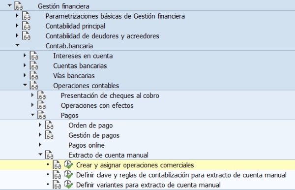 Extracto De Cuenta Bancario Manual En Sap