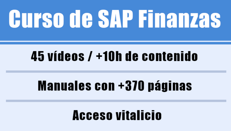 Curso SAP Finanzas