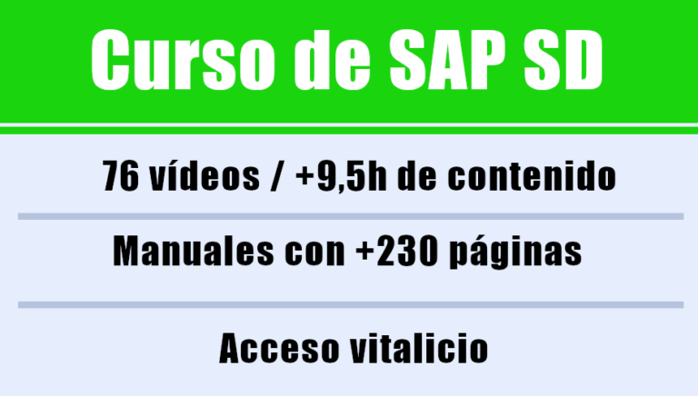 Curso SAP SD (Ventas y distribución)