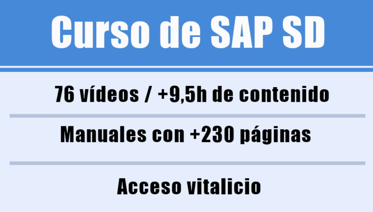 Curso SAP SD (Ventas y distribución)